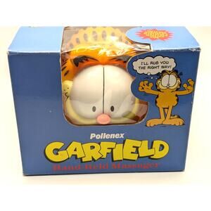 GARFIELD Hand Held Massager Pollenex Vintage Desk Toy w Box 1980s